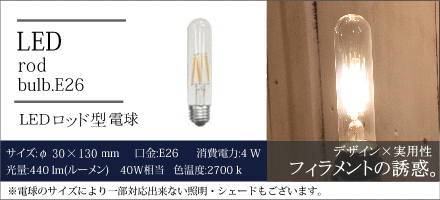 LEDロッド型電球